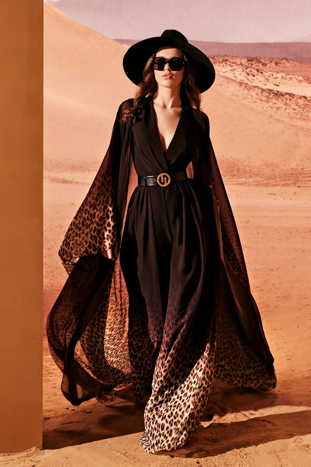 flowy georgette dress Midnight Velvet Annelli Flowy Georgette Maxi Dress with Asymmetric Layers and Embroidery, Size 14, Red