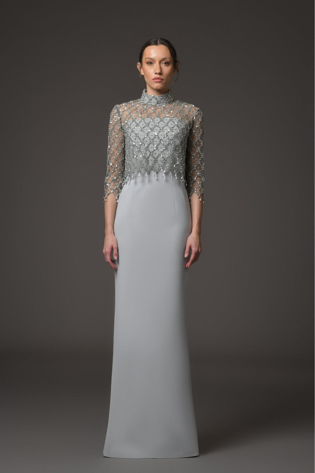 Tulle Embroidered Dress (In-Stock) – HERTROVE