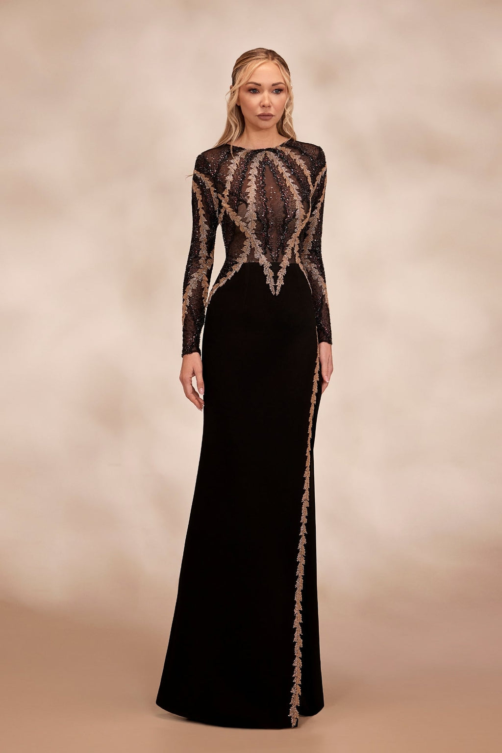 halter sequin dress long Ruffle Detail Maxi Silver SID-STD14857PB main image 1