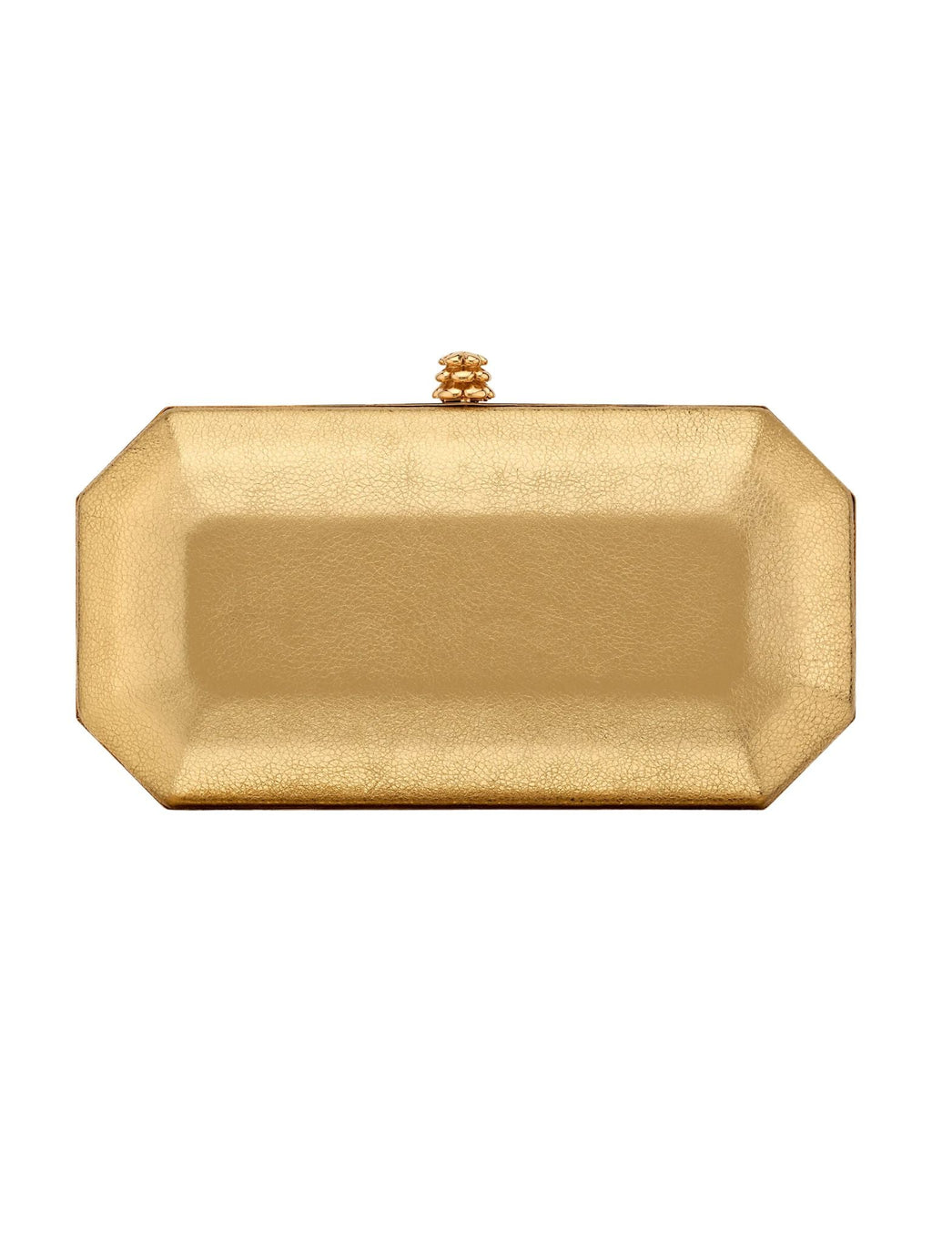 Pure Gold Tropicana Leather Perry Clutch – HERTROVE