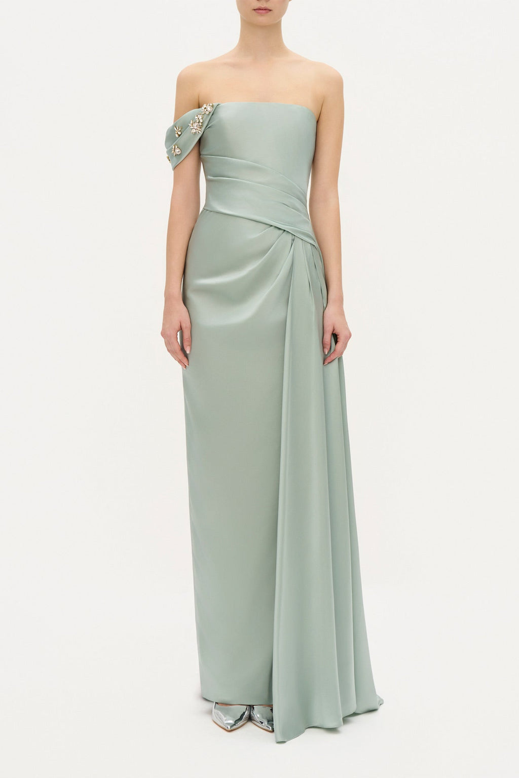 gathered halter dress Mirelle kasia