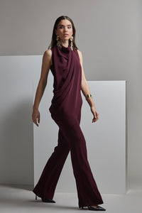 Her Trove-Sleeveless jumpsuit with pleats