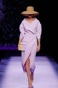 Her Trove-Envelope skirt midi dress
