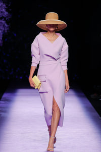 Her Trove-Envelope skirt midi dress