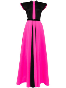 pink neoprene dress LYCRA AND MESH NEOPRENE DRESS | CULT MIA