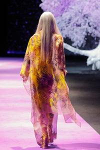 Her Trove-Printed organza set 