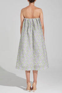 HerTrove-Brocade corset dress 