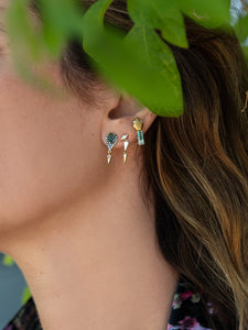 HERTROVE-NAGA TOURMALINE SINGLE EARRING