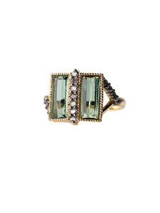 HERTROVE-NARCISSA DIAMOND TOURMALINE RING