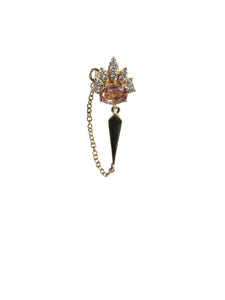 HERTROVE-SERAPHINE DIAMOND TOURMALINE SINGLE EARRING