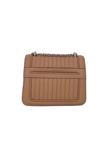 HerPorte- Ginette Mini Camel Brown Quilted Leather Handbag
