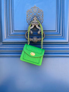 HerPorte- Ginette Mini Green Quilted Leather Handbag