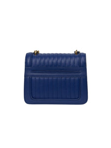 HerPorte- Ginette Mini Sapphire Quilted Leather Handbag