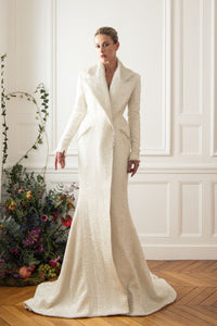 Off white coat style dress