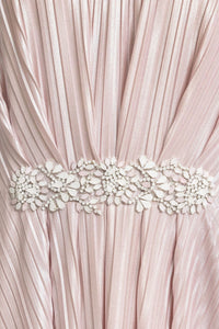 HerTrove-Draped kaftan with defined beaded waistline