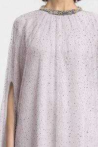 HerTrove-Loose-cut kaftan with beaded collar