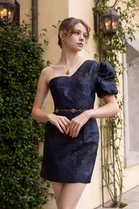 HerTrove-Artemide Brocade Cocktail Dress