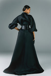 HerTrove-Gazar oversized shirt and embroidered mermaid skirt