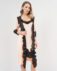 HerTrove-Bamboo Chantilly Lace Robe