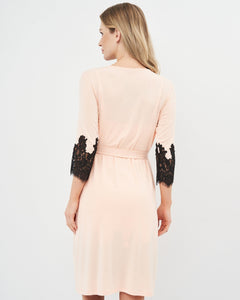 HerTrove-Bamboo Chantilly Lace Robe