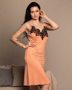 HerTrove-Jersey Lace-Trim Nightdress
