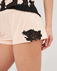HerTrove-Bamboo Lace Lounge Set