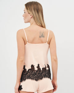 HerTrove-Bamboo Lace Lounge Set