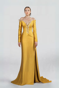 HerTrove-Off Shoulder Dress With Embroidery