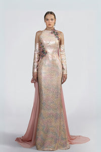 HerTrove-Sleeveless Sequin Dress