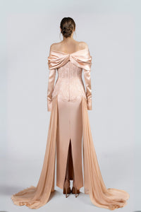 HerTrove-Off Shoulder Top With Skirt