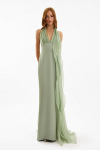 organza halter dress Ombre Halter Organza Short Dress The Dress Outlet