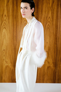 HerTrove-Silk top with pants