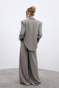 HerTrove-Double Crepe Oversized Suit