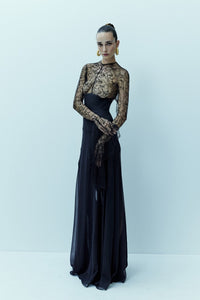 HerTrove-Long Sleeves Lace Dress