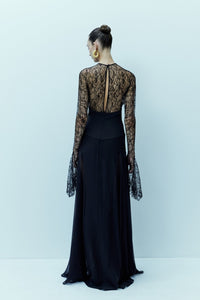HerTrove-Long Sleeves Lace Dress