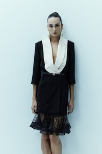 HerTrove-Palermo Blazer With Skirt