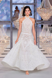 HerTrove-Embriodered long dress