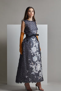 Her Trove-Fully embellished sleeveless gown