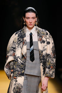 Top and pants with printed jacket - HerTrove