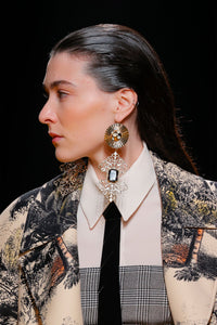 Top and pants with printed jacket - HerTrove