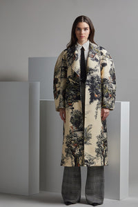 Top and pants with printed jacket - HerTrove