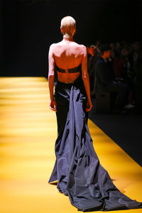 Her Trove-Beaded crop top with skirt