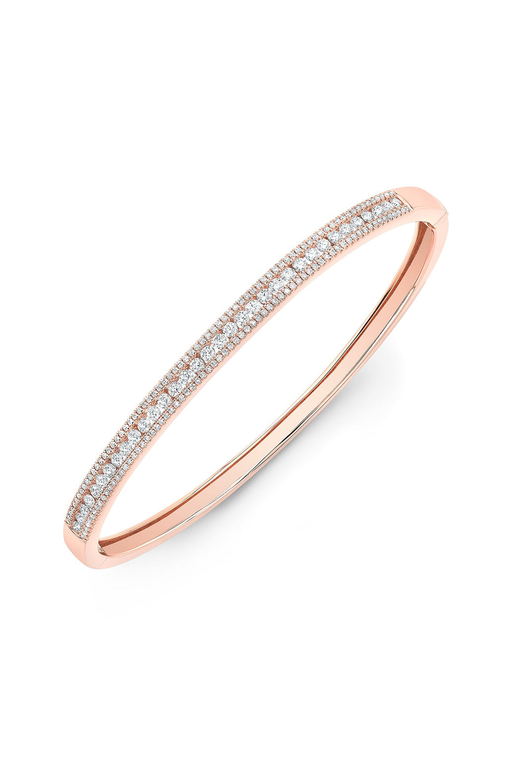 1.00 Ct Channel Set Bangle – HERTROVE
