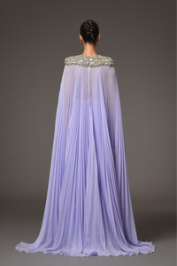 Her Trove-Lilac Plisse Dress