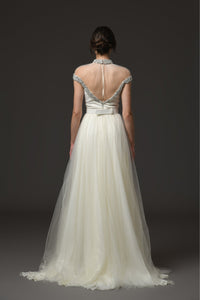 Her Trove-Crepe Dress With Embroidery