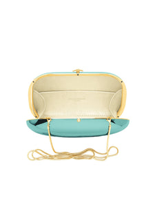 HERTROVE-Classic Ceramic Statement Clutch – Baby Blue