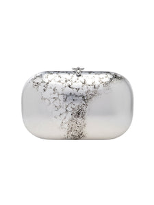 HerPorte-Classic Silver Statement Clutch for Evening & Black-Tie