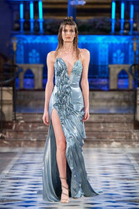 HerTrove-ROBE LONGUE ACROPORA - BLEU