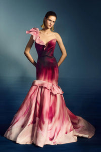 Her Trove-Crepe One Shoulder Gown 