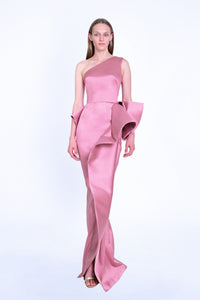 marchesa peplum dress Marchesa Notte Off-Shoulder Taffeta Peplum Gown